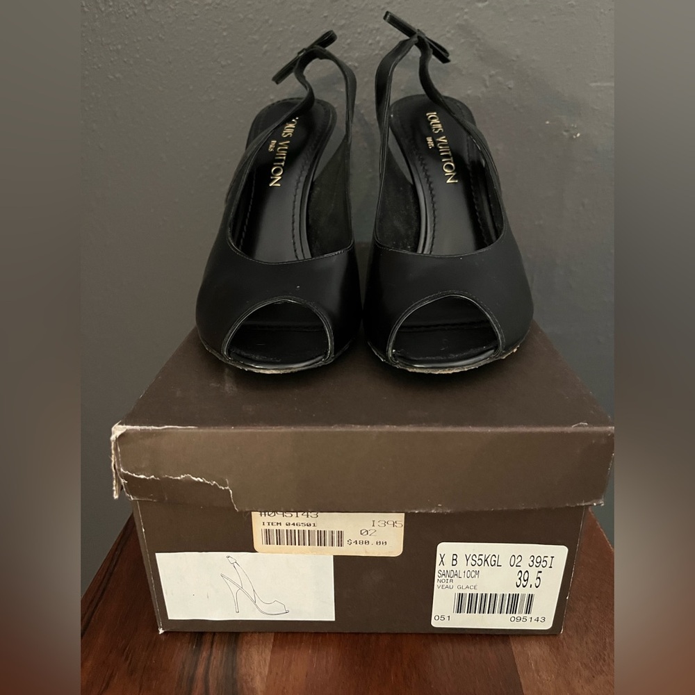 Louis Vuitton Black Stiletto Heels - Picture 4 of 6